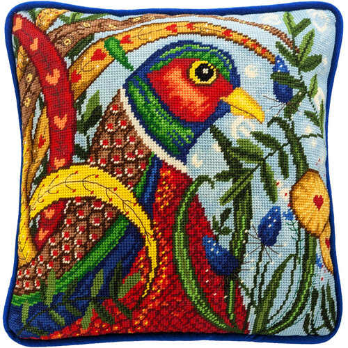 Bothy Threads Bothy Threads Petit Point Borduurkussen Pheasant Bothy Threads Bothy Threads Petit Point Borduurkussen Pheasant