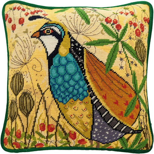 Bothy Threads Bothy Threads Petit Point Borduurkussen Partridge Bothy Threads Bothy Threads Petit Point Borduurkussen Partridge