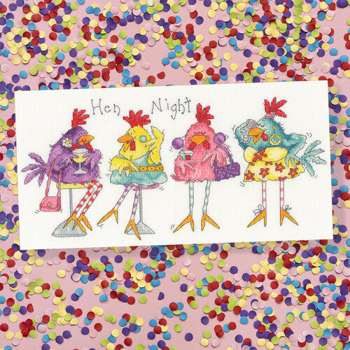 Bothy Threads Bothy Threads Borduurpakket Hen Night xms41