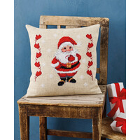 Permin Borduurpakket Kussen de Kerstman 83-5217