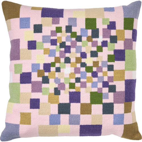 Permin Permin Borduurpakket Kussen Blokken 83-1119 Permin Permin Borduurpakket Kussen Blokken 83-1119