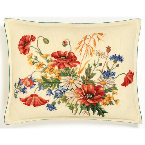 Eva Rosenstand Eva Rosenstand Borduurkussen Korenbloem 42-325 Eva Rosenstand Eva Rosenstand Borduurkussen Korenbloem 42-325