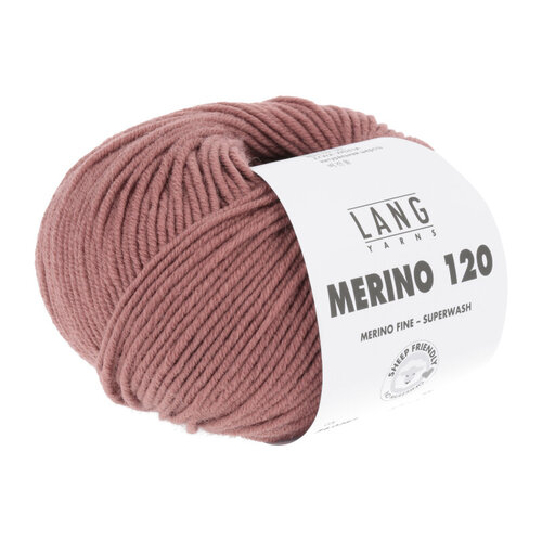 Lang Yarns Lang Yarns Merino 120 Superwash 50 gram nr 287 Lang Yarns Lang Yarns Merino 120 Superwash 50 gram nr 287