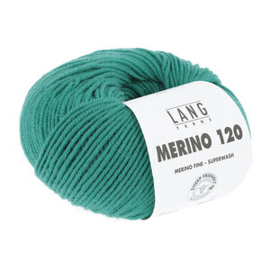 Lang Yarns Lang Yarns Merino 120 50 gram 517 Donkergroen