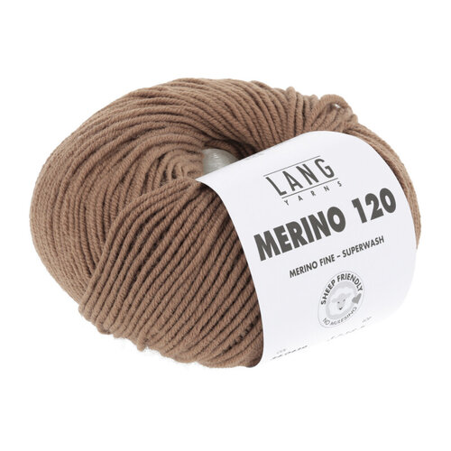 Lang Yarns Lang Yarns Merino 120 50 gram Camel 439 Lang Yarns Lang Yarns Merino 120 50 gram Camel 439