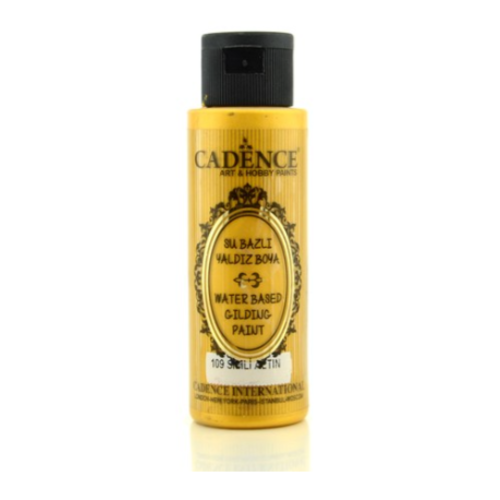 Cadence Cadence Vergulden Acrylverf Metallic 70 ml Glitter Gold 109 Cadence Cadence Vergulden Acrylverf Metallic 70 ml Glitter Gold 109