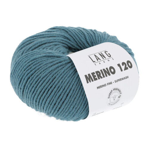 Lang Yarns Lang Yarns Merino 120 50 gram Atlantic 274 Lang Yarns Lang Yarns Merino 120 50 gram Atlantic 274