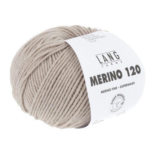 Lang Yarns Lang Yarns Merino 120 50 gram Beige Melange 226 Lang Yarns Lang Yarns Merino 120 50 gram Beige Melange 226