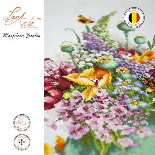 Lanarte Lanarte Borduurpakket Kleurig bloemenboeket PN-0214127