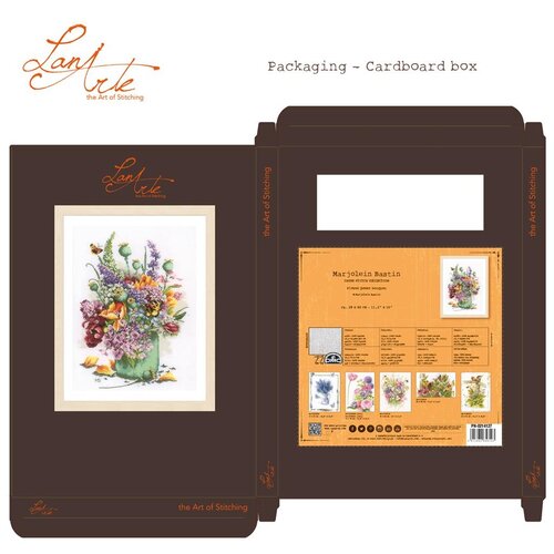 Lanarte Lanarte Borduurpakket Kleurig bloemenboeket PN-0214127