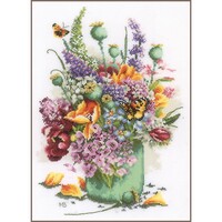 Lanarte Borduurpakket Kleurig bloemenboeket PN-0214127