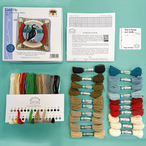 Bothy Threads Bothy Threads Petit Point Borduurkussen Land Ho TVW02