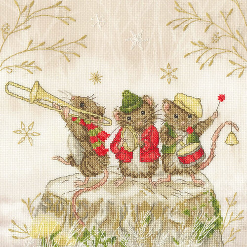 Bothy Threads Bothy Threads Borduurpakket Merry Music Makers XSS24 Bothy Threads Bothy Threads Borduurpakket Merry Music Makers XSS24