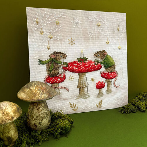 Bothy Threads Bothy Threads Borduurpakket Toadstool Treats XSS26