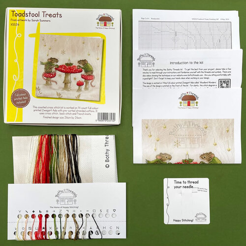 Bothy Threads Bothy Threads Borduurpakket Toadstool Treats XSS26