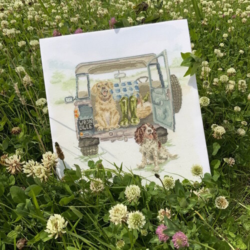 Bothy Threads Bothy Threads borduurpakket Paws For A Picnic  XHD126