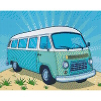 Pixelhobby Patroon 5831 Busje op het strand