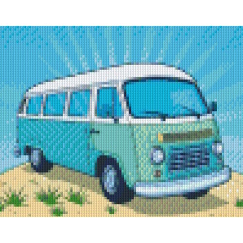 PixelHobby Pixelhobby Patroon 5831 Busje op het strand PixelHobby Pixelhobby Patroon 5831 Busje op het strand