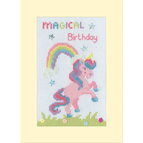 Bothy Threads Bothy Threads Borduurkaart Magical Birthday XGC49 Bothy Threads Bothy Threads Borduurkaart Magical Birthday XGC49