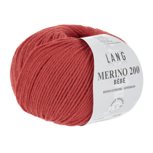 Lang Yarns Lang Yarns Merino 200 Bebe 360 Rood