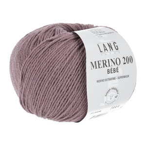 Lang Yarns Lang Yarns Merino 200 Bebe nr 448 Oud Roze