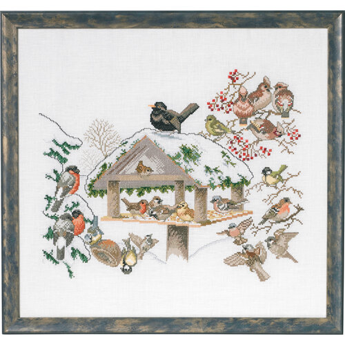 Eva Rosenstand Eva Rosenstand Borduurpakket Voedertafel 972-352 Eva Rosenstand Eva Rosenstand Borduurpakket Voedertafel 972-352