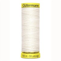 Gutermann Linnen Naaigaren 50 meter Wit 5129