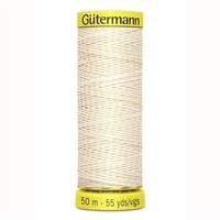 Gutermann Linnen Naaigaren 50 meter Wit 4011