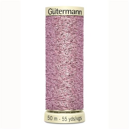 Gutermann Gutermann Metallic Garen 50 meter Roze 624 Gutermann Gutermann Metallic Garen 50 meter Roze 624