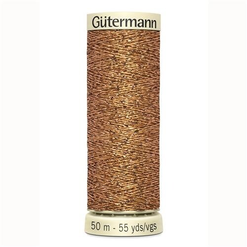 Gutermann Gutermann Metallic Garen 50 meter Brons 036 Gutermann Gutermann Metallic Garen 50 meter Brons 036
