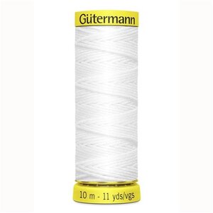 Gutermann Gutermann Elastisch Garen 10 meter Wit 5019