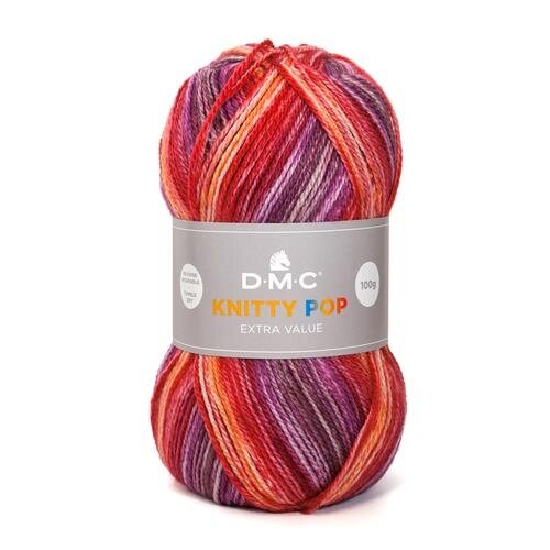 DMC DMC Knitty Pop 50 gram nr 478 Roze Rood Paars DMC DMC Knitty Pop 50 gram nr 478 Roze Rood Paars