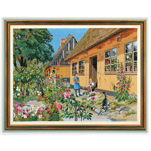 Eva Rosenstand Eva Rosenstand Borduurpakket Stokrozen 92-758 Eva Rosenstand Eva Rosenstand Borduurpakket Stokrozen 92-758