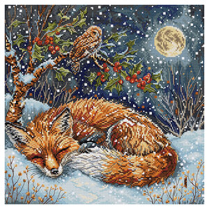 Leti Stitch Leti Stitch borduurpakket Frosted Dreams 26 x 26 cm Leti Stitch Leti Stitch borduurpakket Frosted Dreams 26 x 26 cm