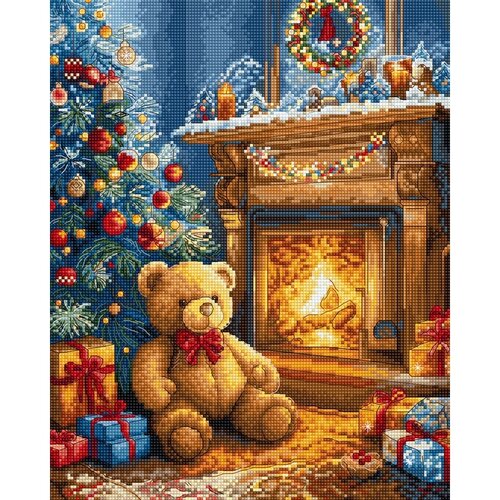 Leti Stitch Leti Stitch borduurpakket Christmas is Coming 22 x 27 cm Leti Stitch Leti Stitch borduurpakket Christmas is Coming 22 x 27 cm