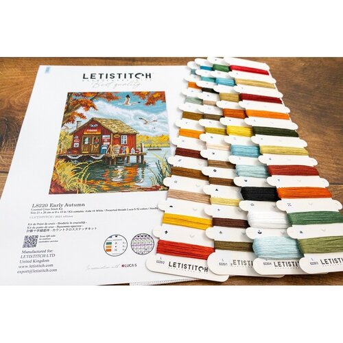 Leti Stitch Leti Stitch borduurpakket Early Autumn 21 x 26 cm Leti Stitch Leti Stitch borduurpakket Early Autumn 21 x 26 cm