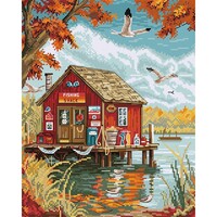 Leti Stitch borduurpakket Early Autumn 21 x 26 cm