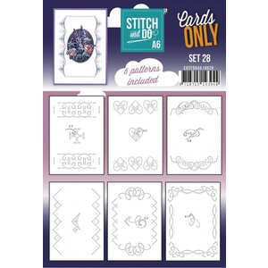 Hobbydots Cards Only Stitch A6 Set 28