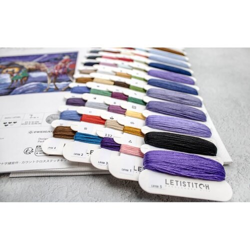 Leti Stitch Leti Stitch borduurpakket De Drie Koningen 41 x 27 cm