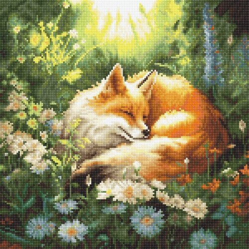 Leti Stitch Leti Stitch borduurpakket Summer Dreams 24 x 24 cm Leti Stitch Leti Stitch borduurpakket Summer Dreams 24 x 24 cm