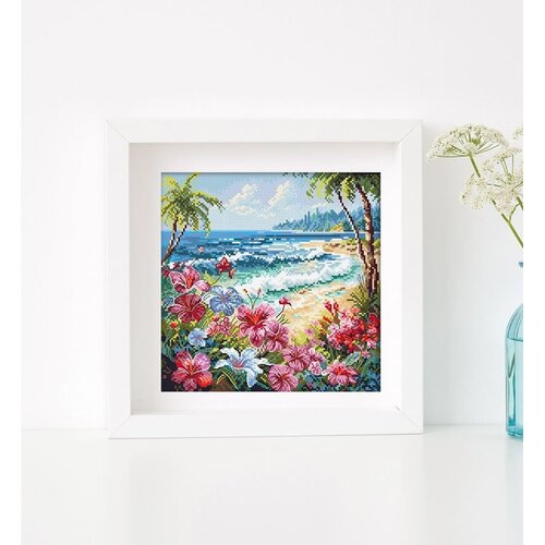 Leti Stitch Leti Stitch borduurpakket Paradise 21 x 21 cm