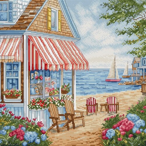 Leti Stitch Leti Stitch borduurpakket A Sunny Day 26 x 26 cm Leti Stitch Leti Stitch borduurpakket A Sunny Day 26 x 26 cm