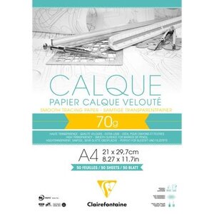 Clairefontaine Kalkpapier 70 grams 50 vel Clairefontaine Kalkpapier 70 grams 50 vel