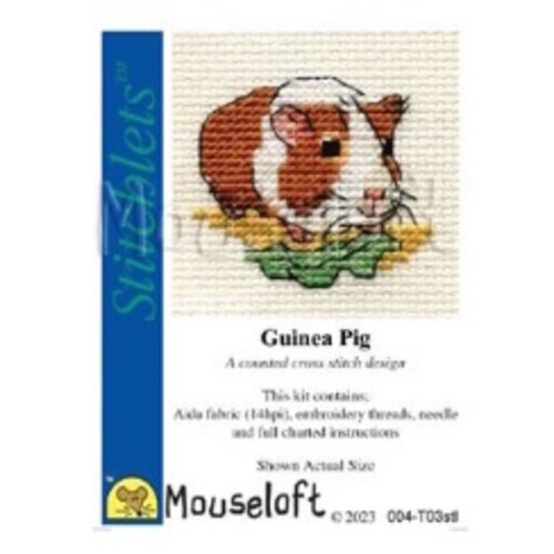 Mouseloft Mouseloft Borduurpakket Cavia Mouseloft Mouseloft Borduurpakket Cavia