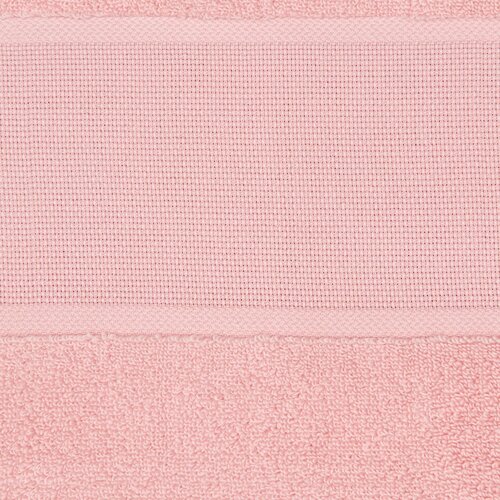 Rico Design Rico Design Badstof Handdoek Roze 50 x 100 cm met aidaband