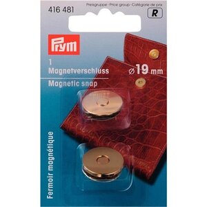 Prym Prym Magneetsluiting 19 mm Goud 2 stuks