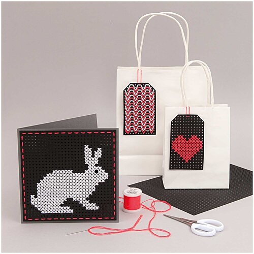 Rico Design Borduurkarton Kleurenmix 17,5 x 24,5 cm 10 vel