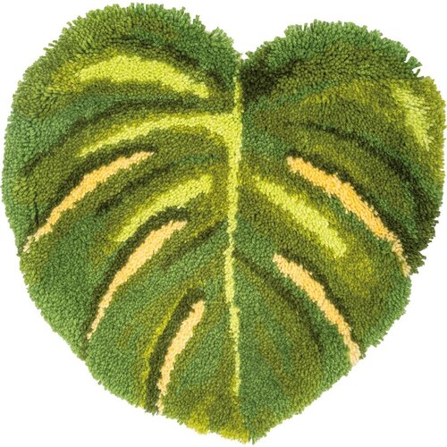 Vervaco Vervaco Smyrna knoopkleed Monstera blad