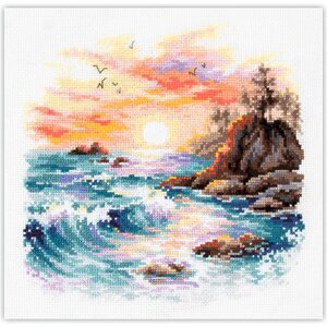 Magic Needle Magic Neelde Borduurpakket Four Elements 18 x 18 cm