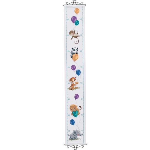 Permin Permin Borduurpakket Groeimeter Dieren 14 x 94 cm Permin Permin Borduurpakket Groeimeter Dieren 14 x 94 cm